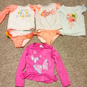 Girls 5T swim bundle